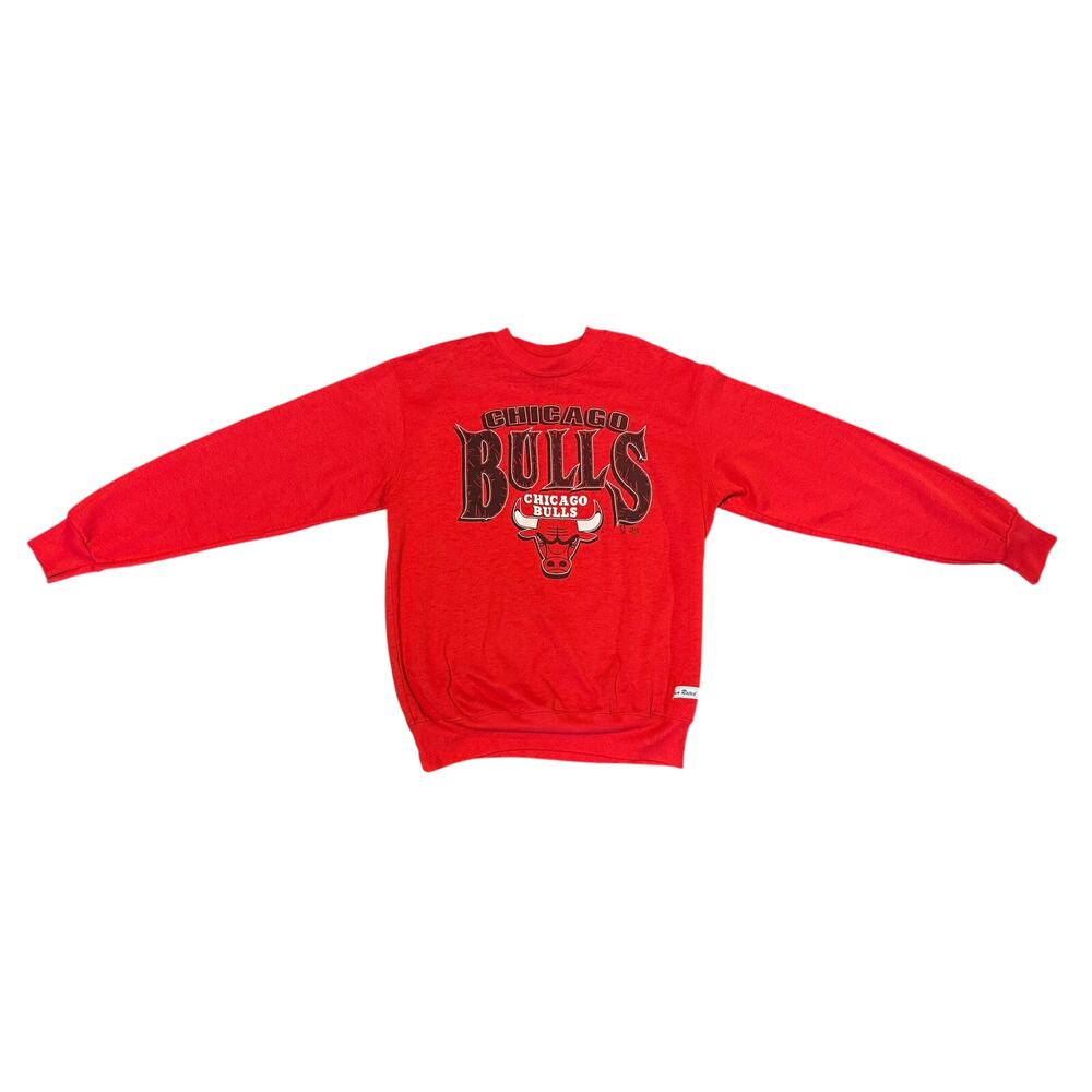 [Vintage] Youth 1992 Red Team Rated Chicago Bulls Sweatshirt - Size XL (21x26)
